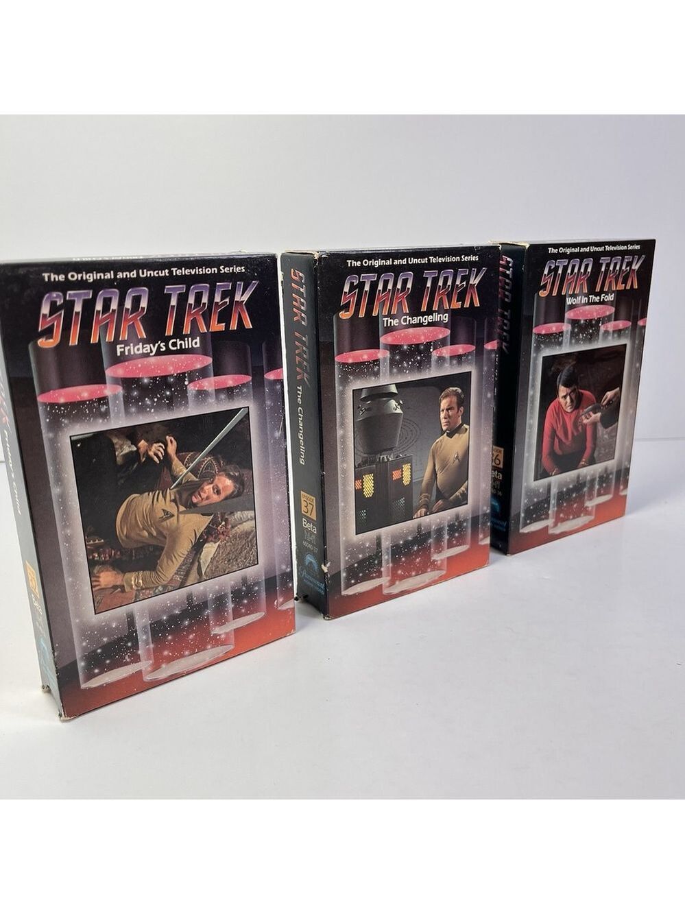 1967 Star Trek Ep. 32, 36 & 37 The Original Television Series Betamax Beta USA